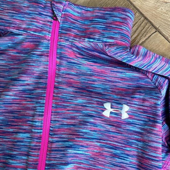 Under Armour Half Zip Pink and Purple Top - Picture 2 of 7